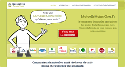 Desktop Screenshot of mutuellemoinscher.fr